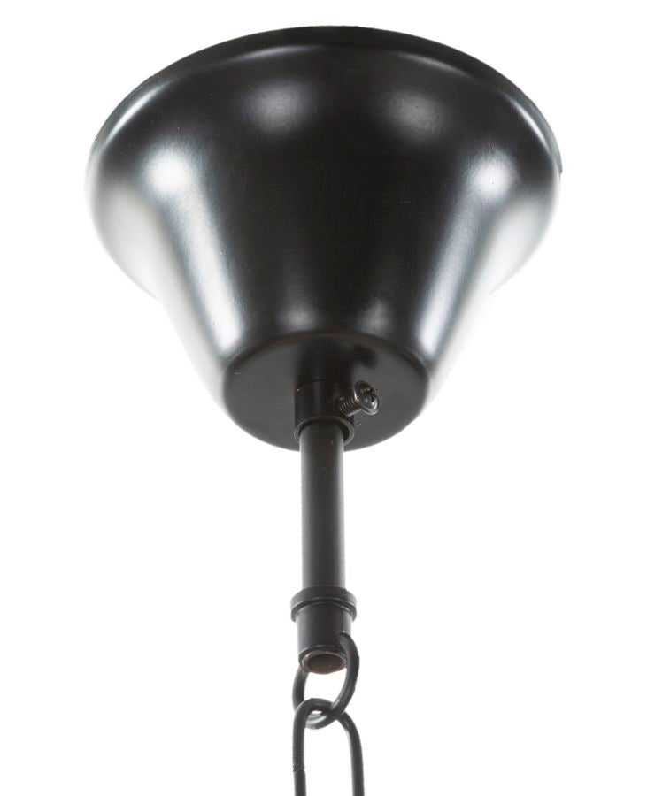Pendelleuchte Seil Braun Schwarz 90 cm – Hängelampe