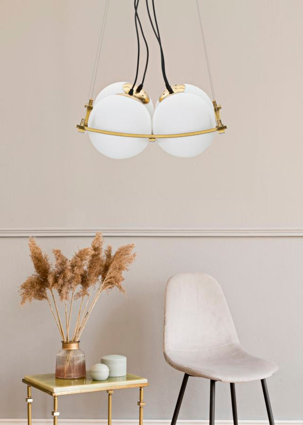 Deckenleuchte Japan Gold Weiß 20 cm – Deckenlampe