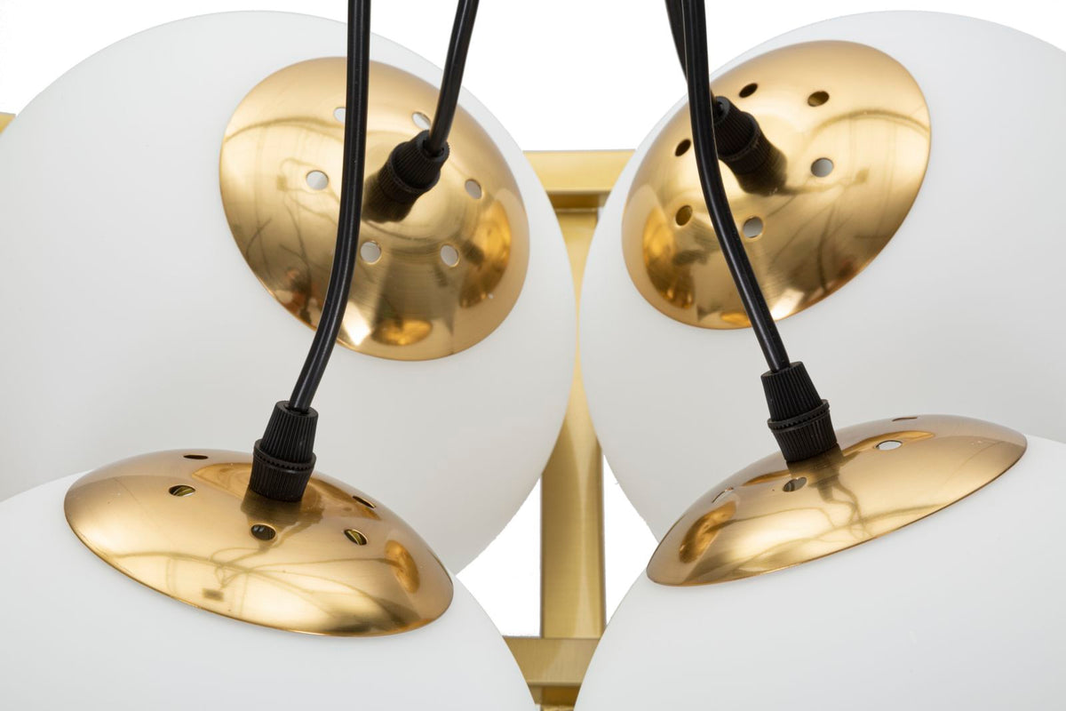 Deckenleuchte Japan Gold Weiß 20 cm – Deckenlampe