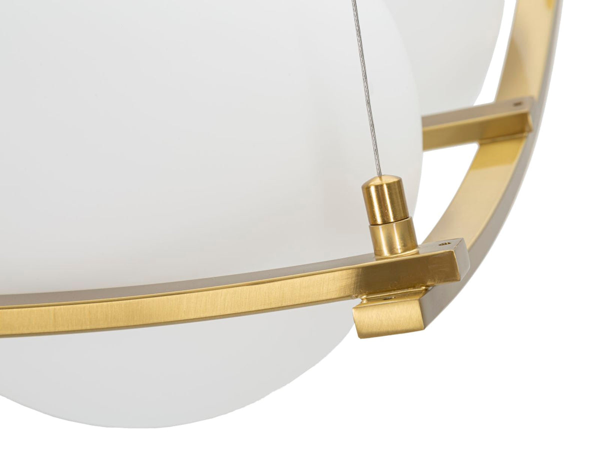 Deckenleuchte Japan Gold Weiß 20 cm – Deckenlampe