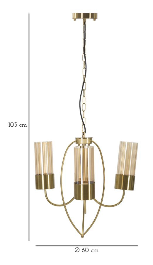 Kronleuchter Versailles Schwarz 103 cm A – Deckenleuchte