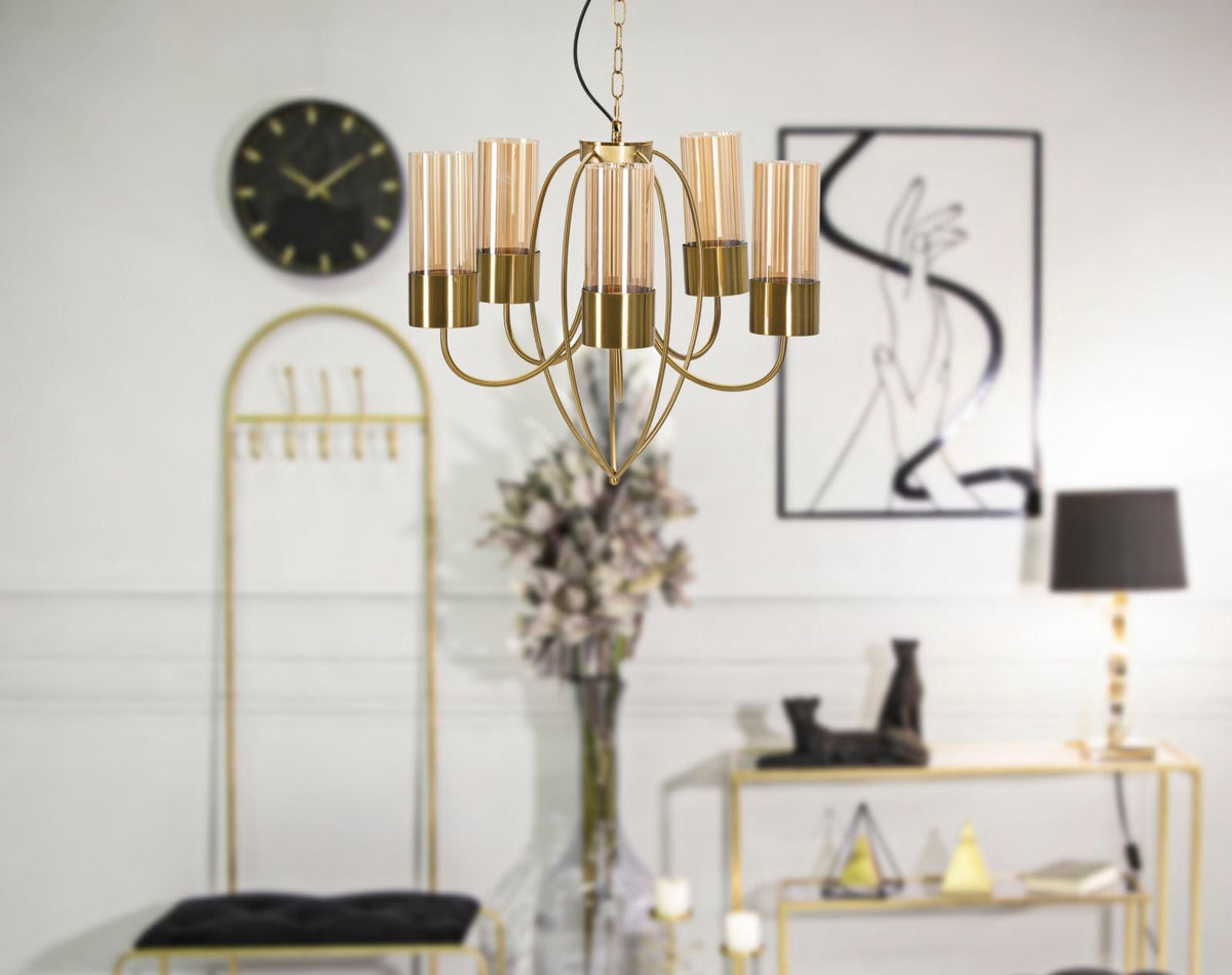 Kronleuchter Versailles Schwarz 103 cm B – Deckenleuchte