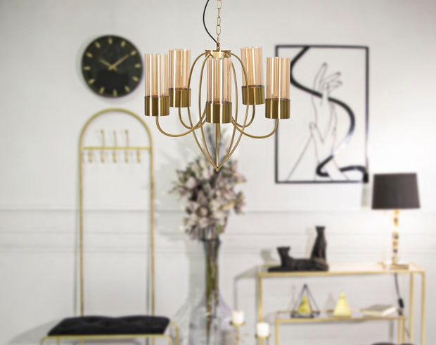 Kronleuchter Versailles Schwarz 103 cm B – Deckenleuchte