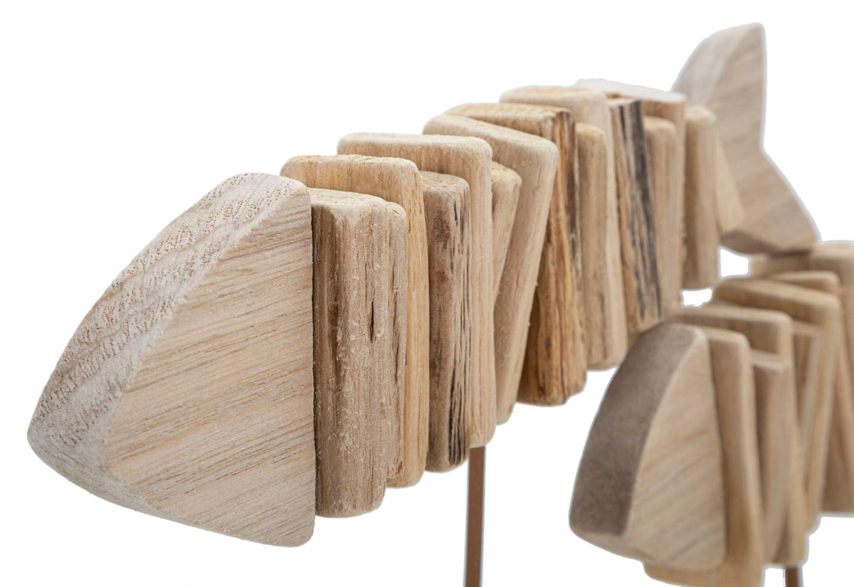 Maritime Deko Fisch Holz – Skulptur Deko