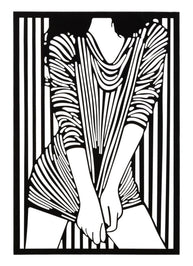 Wandpaneel Frau Schwarz – Wanddeko