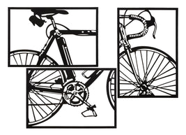 Wandpaneel Fahrrad Bunt – Wanddeko