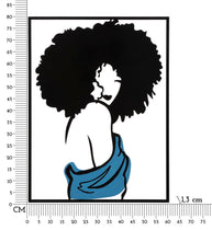 Wandpaneel Frau Afef Bunt 80 cm – Wanddeko