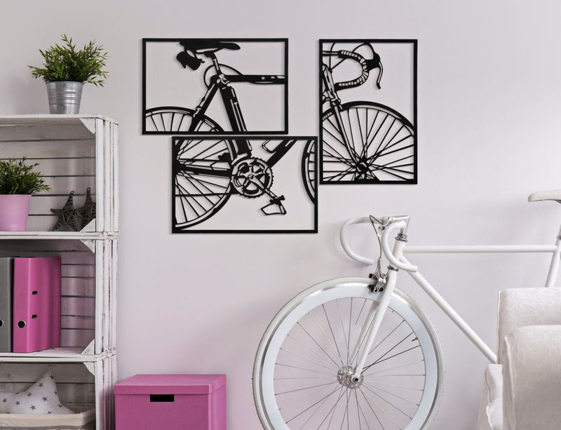 Wandpaneel Fahrrad Bunt – Wanddeko