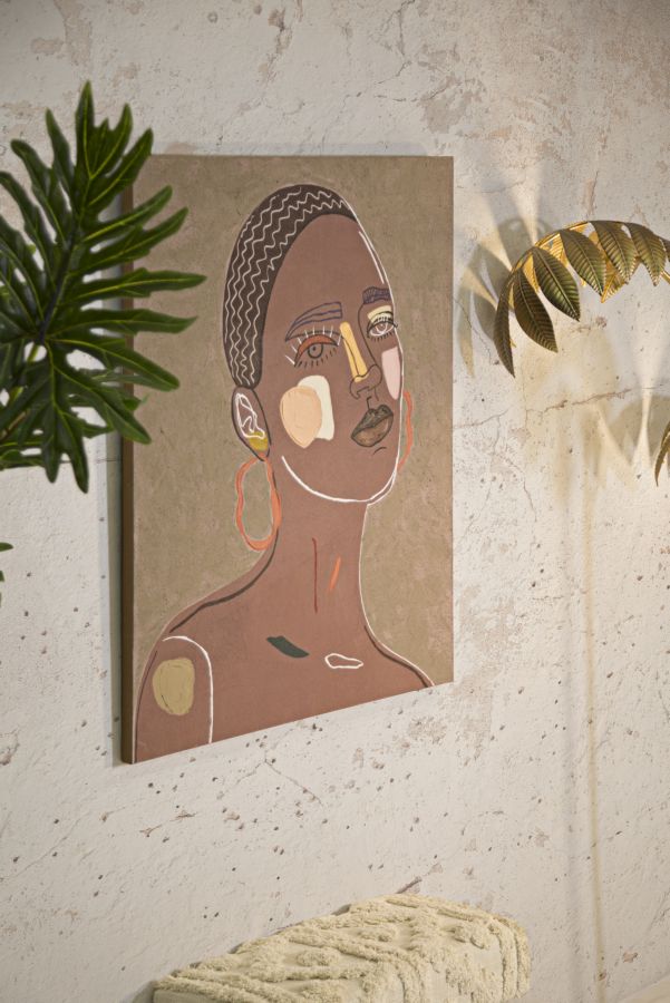 Wandbild Frau 100 cm A – Leinwandbild Deko