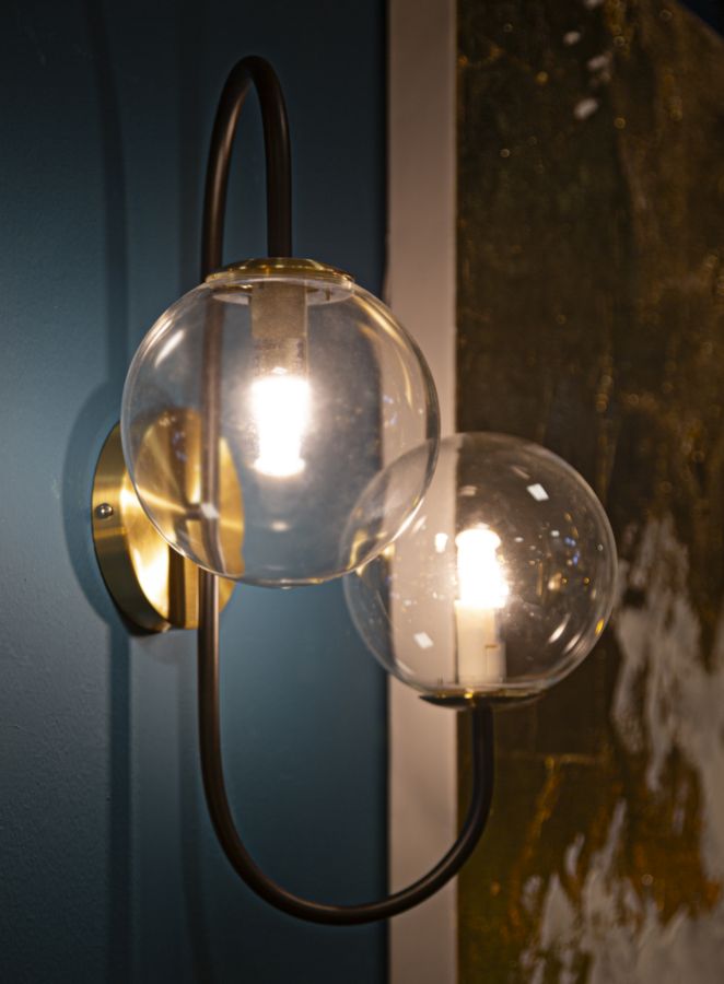 Wandleuchte Schwarz 45 cm – Wandlampe