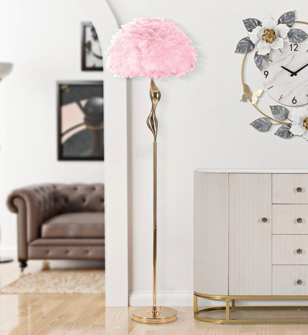 Stehlampe Slim Rosa 165 cm – Stehleuchte