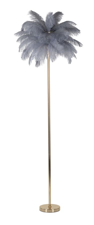 Stehlampe Palme Gold Grau 160 cm – Stehleuchte