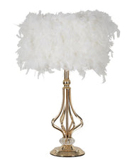 Tischlampe Tarty Weiß 54 cm – Tischleuchte