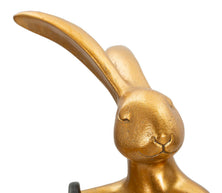 Tischlampe Hase Gold Weiß 47 cm – Tischleuchte