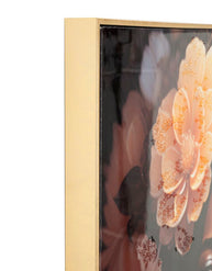 Wandbild Frau Blumen Zena – Gemälde mit Rahmen