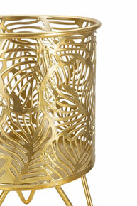 Blumenständer Naty Gold 2er Set Klein – Pflanzenständer Deko