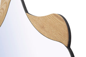 Spiegel Rund Stern Natural 80 cm