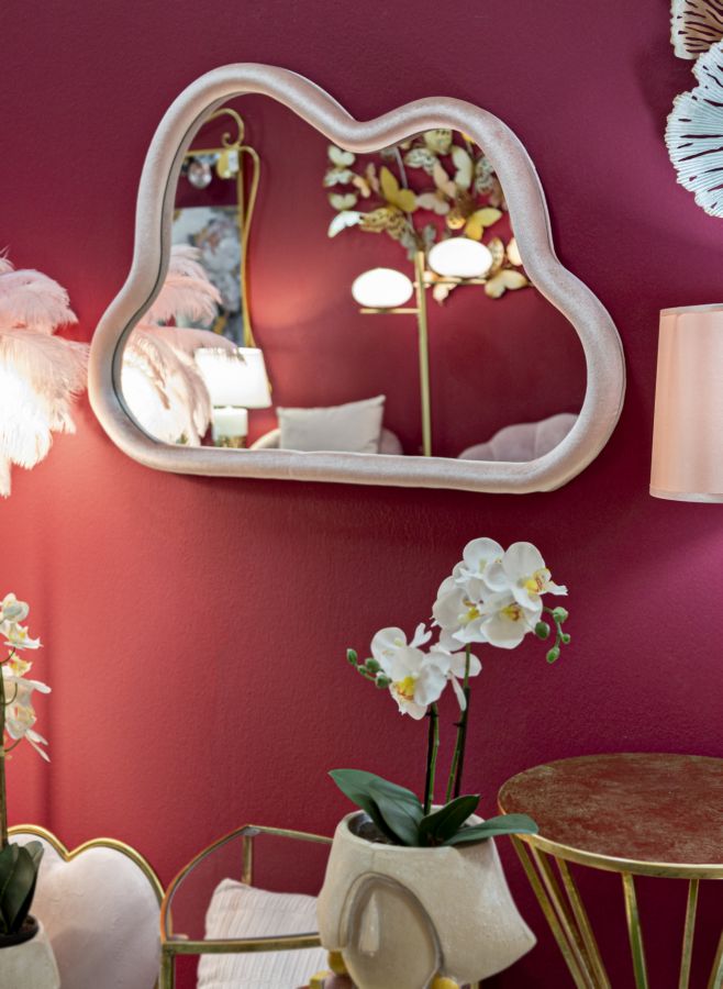 Wandspiegel Cloud Rosa 60 cm
