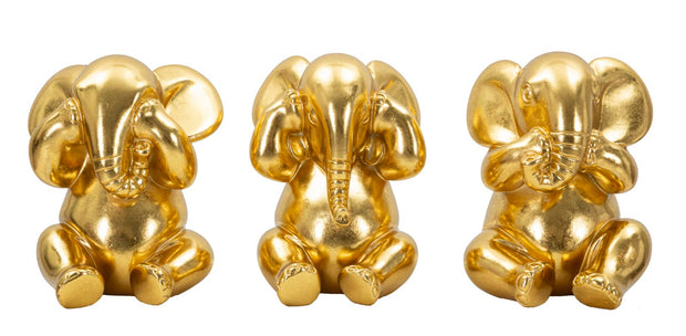 Elefant Figur Deko Set 3-teilig – Tierfigur