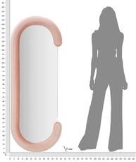 Wandspiegel Chantal Rosa 160 cm