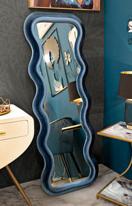 Wandspiegel Emily Blau 160 cm