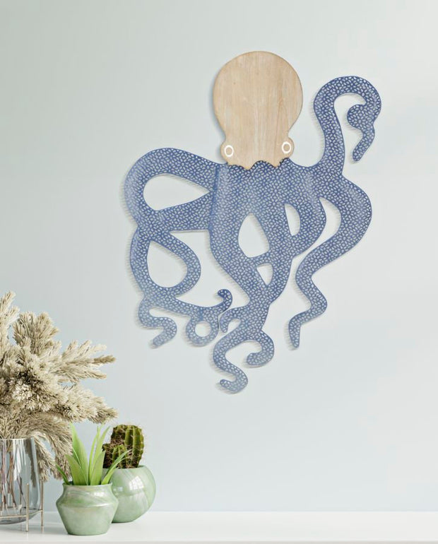 Wandpaneel Abstrakt Octopus Bunt – Wanddeko