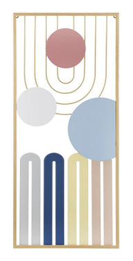 Wandpaneel Geometrisch Bunt 37×84 cm – Wanddeko