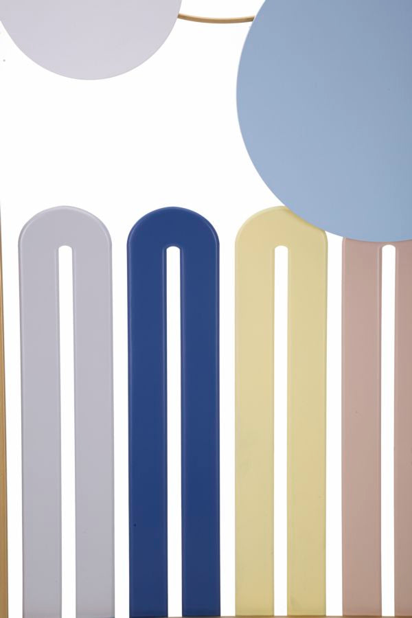 Wandpaneel Geometrisch Bunt 37×84 cm – Wanddeko