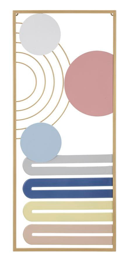 Wandpaneel Geometrisch Bunt 37,5×84 cm – Wanddeko