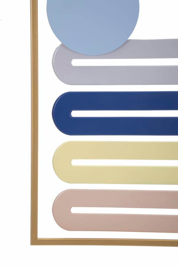 Wandpaneel Geometrisch Bunt 37,5×84 cm – Wanddeko