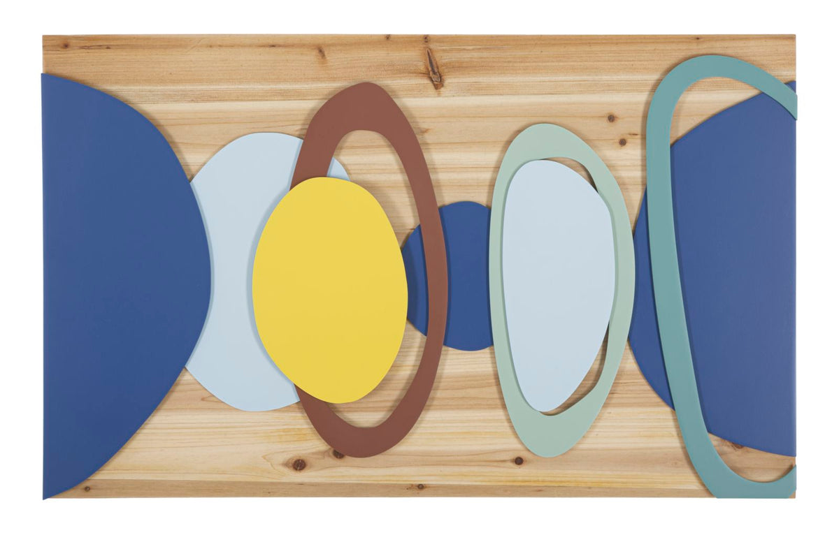 Wandpaneel Geometrisch Bunt 50 cm – Wanddeko