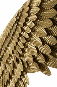 Wandpaneel Flügel Gold 146 cm – Wanddeko