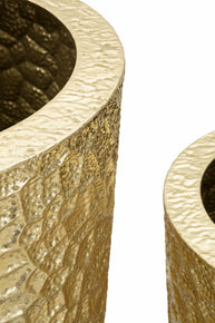 Bodenvase Glasy Gold 3er Set 114,9 cm