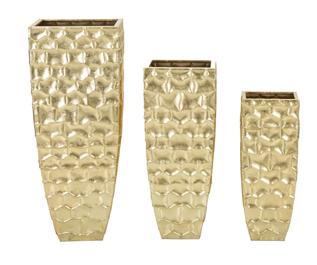 Bodenvase Glody Gold 3er Set 94 cm