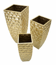 Bodenvase Glody Gold 3er Set 94 cm