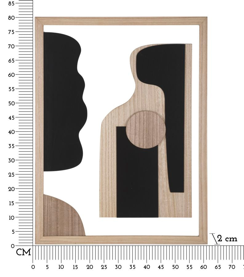 Wandpaneel Geometrisch Astry Bunt 60×80 cm A – Wanddeko