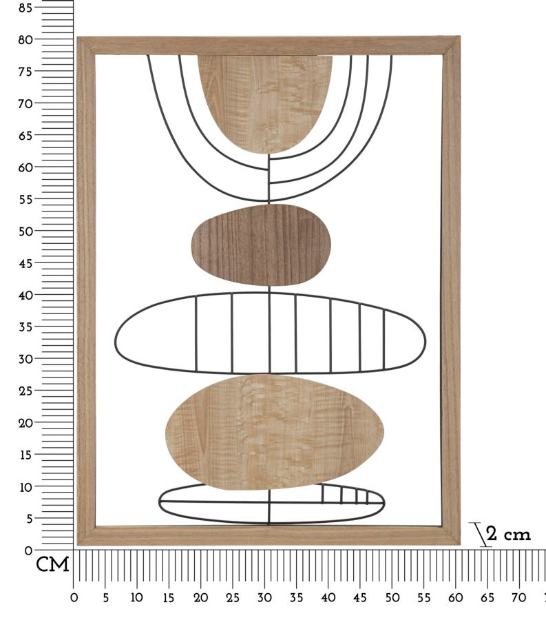 Wandpaneel Abstrakt Astroy Bunt – Wanddeko