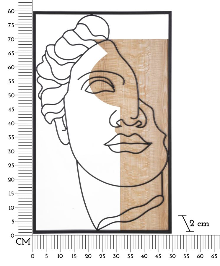 Wandpaneel David Bunt 50×80 cm – Wanddeko