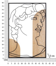 Wandpaneel David Bunt 55×80 cm – Wanddeko