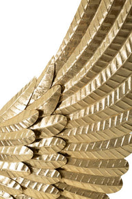 Flügel Gold Set 60 cm – 3D Wandbild Metall