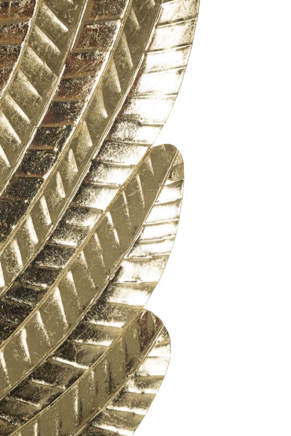 Flügel Gold Set 60 cm – 3D Wandbild Metall
