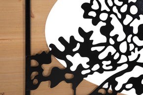 Wandpaneel Baum Schwarz Braun 90 cm – Wanddeko