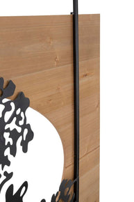 Wandpaneel Baum Schwarz Braun 90 cm – Wanddeko