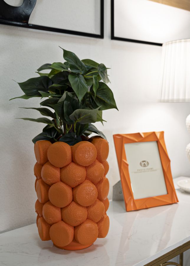 Blumenvase Orange 28 cm