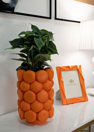 Blumenvase Orange 28 cm