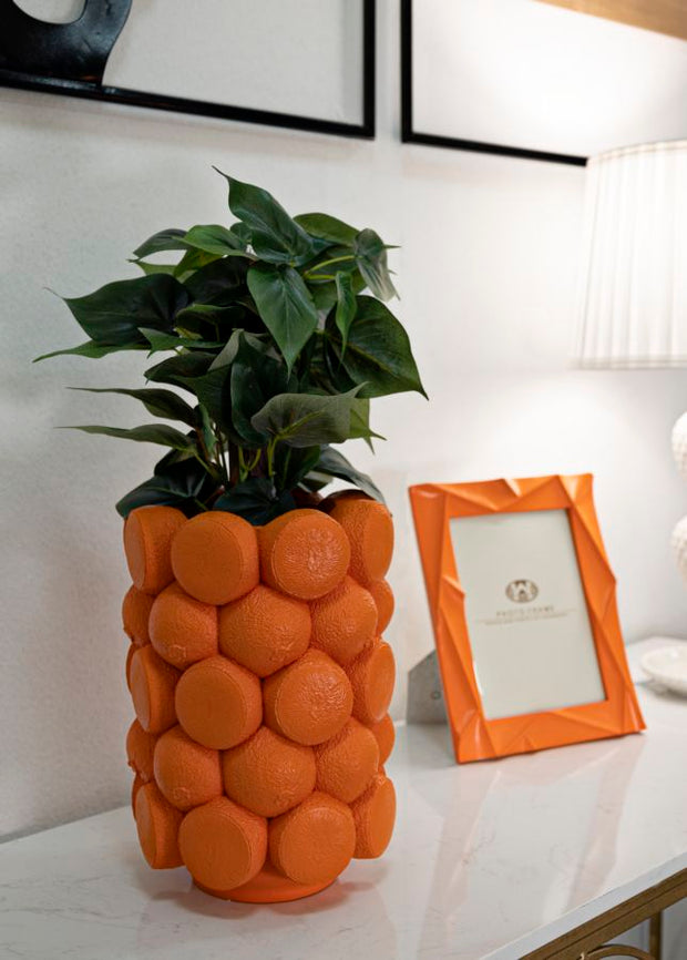 Blumenvase Orange 28 cm