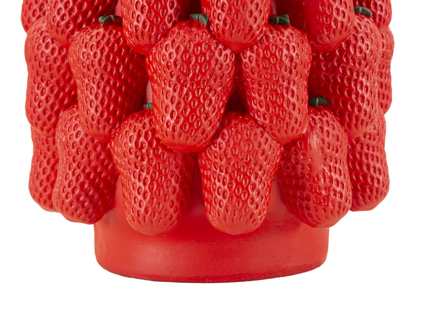 Blumenvase Erdbeere Rot 32 cm