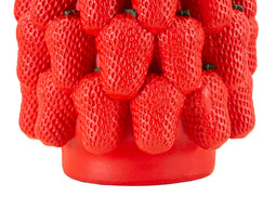 Blumenvase Erdbeere Rot 32 cm