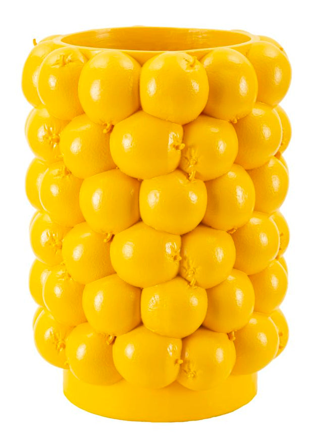 Blumenvase Zitrone Gelb 28 cm