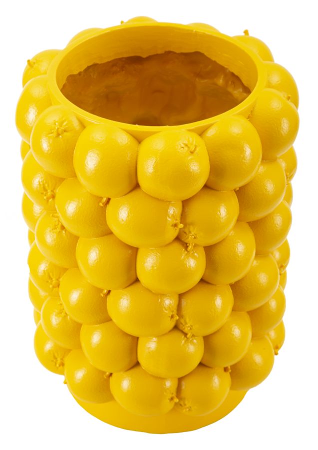 Blumenvase Zitrone Gelb 28 cm